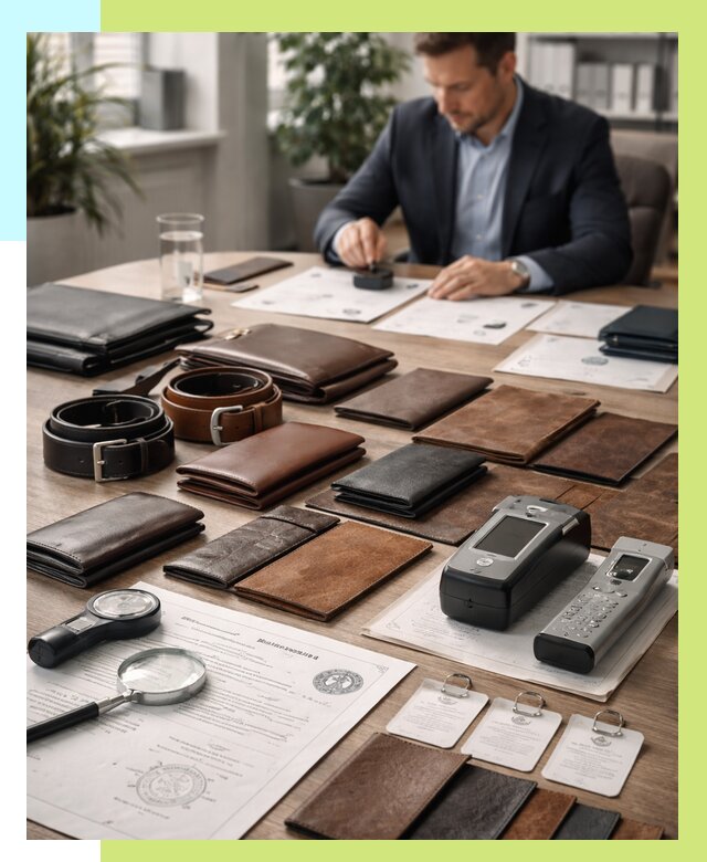 Сертификация кожаных изделий в Сегеже от 12486 р. | Алешин-Сгж