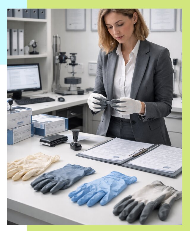 Сертификация перчаток в Сегеже от 8844 р. | Алешин-Сгж