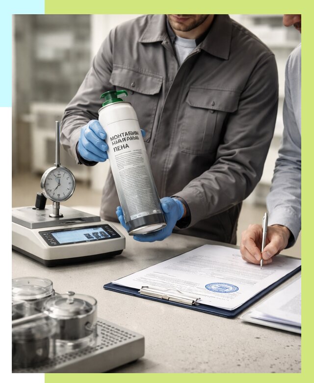 Сертификация монтажной пены в Сегеже от 15608 р. | Алешин-Сгж