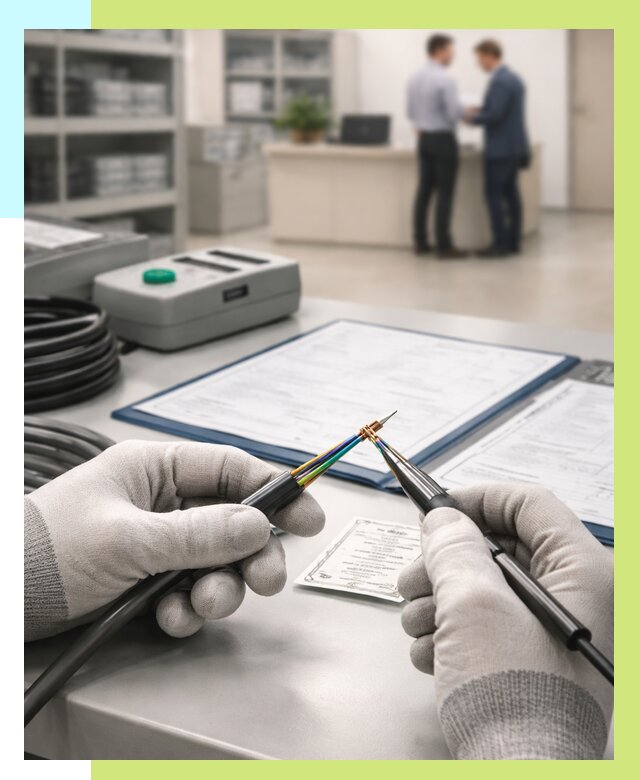 Сертификация провода в Сегеже от 18729 р. в Алешин-Сгж