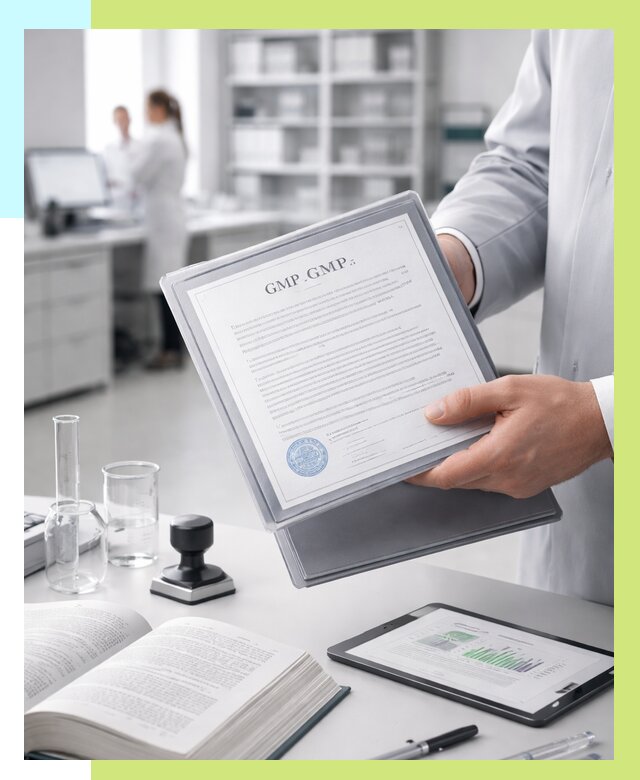 Сертификат GMP в Сегеже под ключ от 88443 р. | Алешин-Сгж