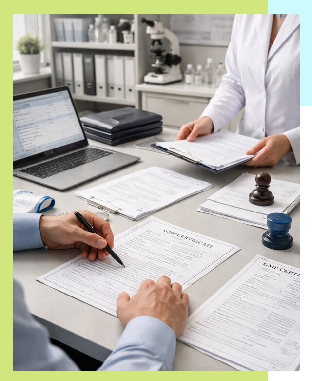 Оформление сертификата GMP в Сегеже для фармпроизводства