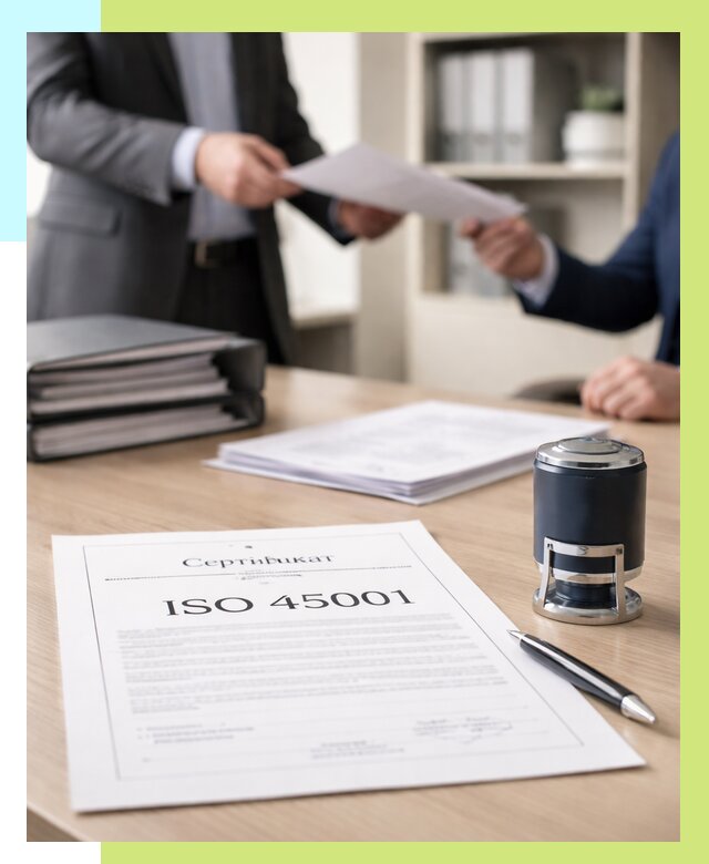 Сертификат ISO 45001 в Сегеже под ключ от 46823 р. | Алешин-Сгж