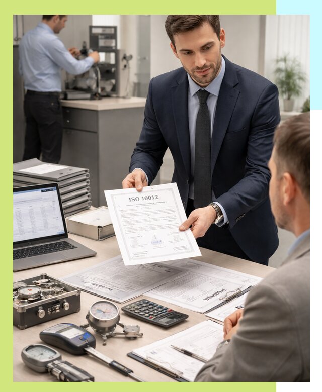 Выдача сертификата ISO 10012 по требованиям метрологии в Сегеже