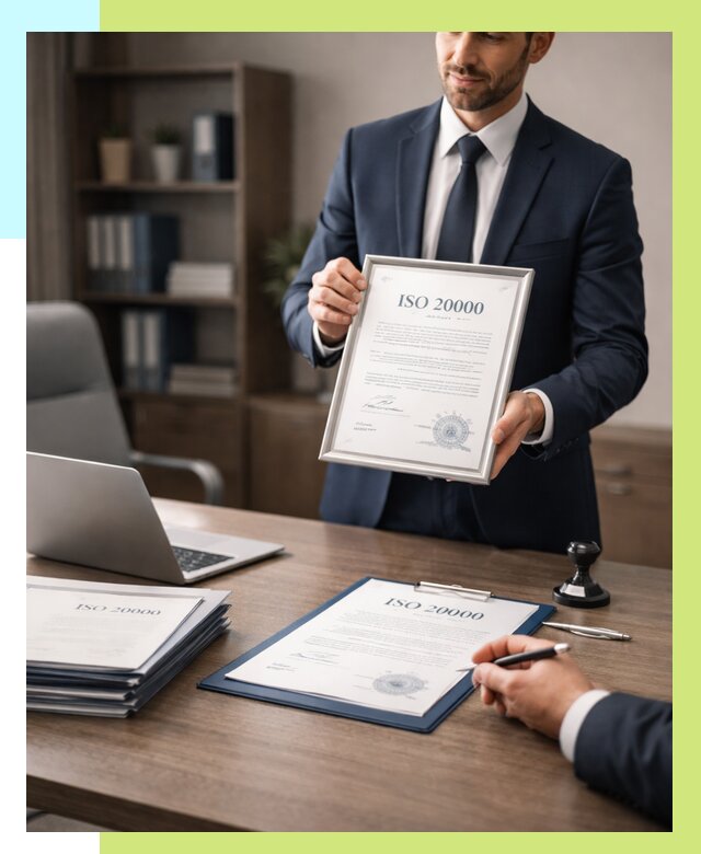 Сертификат ISO 20000 в Сегеже под ключ от 124860 р., Алешин-Сгж