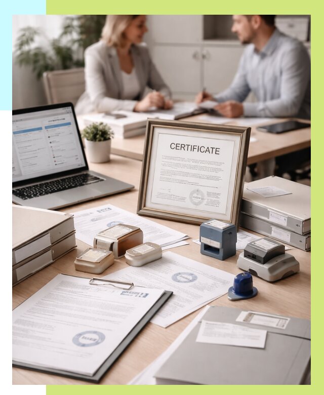 Сертификация компании в Сегеже от 46823 р. | Алешин-Сгж — заказ